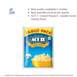 ACT II Instant Popcorn – Golden Sizzle – 112.5 g