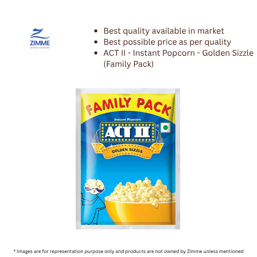 ACT II Instant Popcorn - Golden Sizzle - 112.5 g