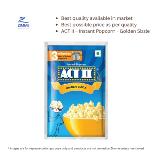 ACT II Instant Popcorn – Golden Sizzle – 35 g