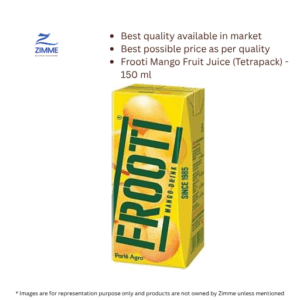 Frooti Mango Fruit Juice (Tetrapack) – 150 ml