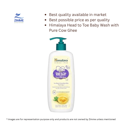 Himalaya Head to Toe Baby Wash with Pure Cow Ghee