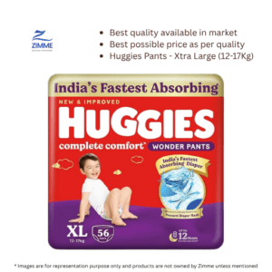 Huggies Comfort Wonder – Xtra Large (12-17Kg) – 56 Pieces