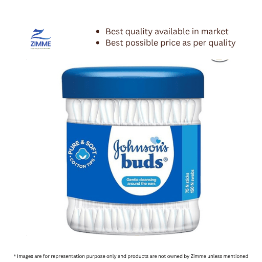 Johnson's Gentle Cotton Buds - 75 Pc