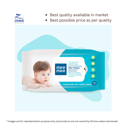 Mee Mee Baby Wet Wipes - 72 Pulls