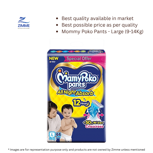 Mommy Poko Pants - Large (9-14Kg) - 44 Pieces
