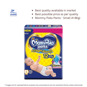Mommy Poko Pants – Small (4-8Kg) – 60 Pieces