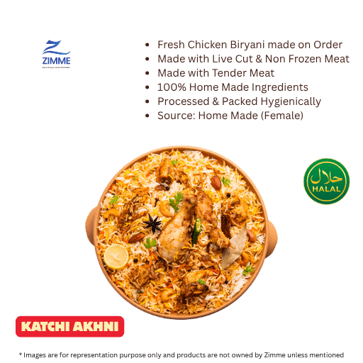 Hyderabadi Chicken Dum Biryani (Home Made)
