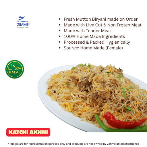 Hyderabadi Mutton Dum Biryani (Home Made)