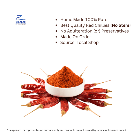 Red Chilly / Lal Mirchi Powder (Home Made)