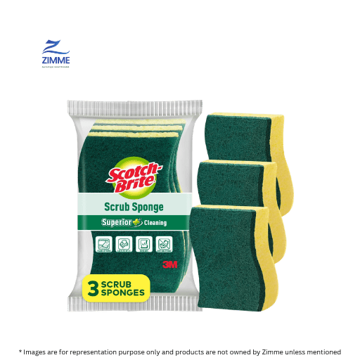 Scotch-Brite Scrub Sponge - 3 No.