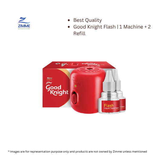 Good Knight Flash | 1 Machine + 2 Refill