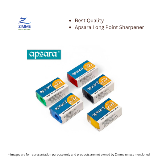 Apsara Long Point Sharpener - Pack of 5