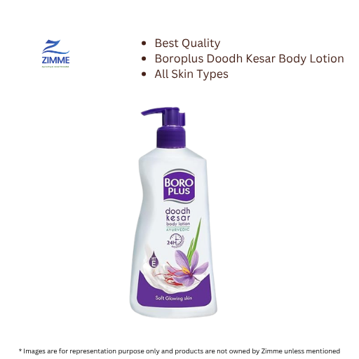 Boroplus Doodh Kesar Body Lotion - All Skin Types - 400 ml