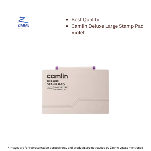Camlin Deluxe Large Stamp Pad - Violet