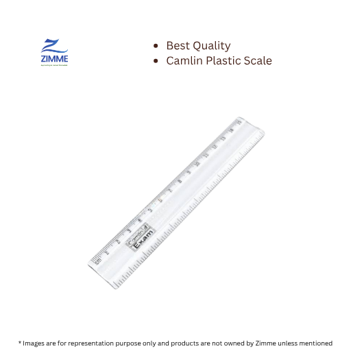 Camlin Plastic Scale - 15 cm