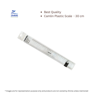 Camlin Plastic Scale – 30 cm