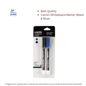 Camlin Whiteboard Marker (Black & Blue)
