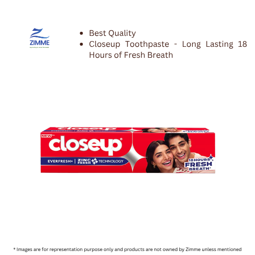 Closeup Toothpaste - Long Lasting 18 Hours of Fresh Breath