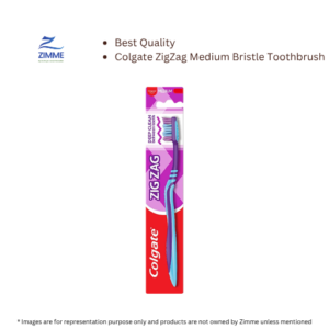 Colgate ZigZag Medium Bristle Toothbrush