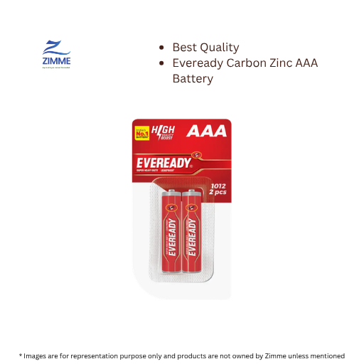 Eveready Carbon Zinc AAA Battery - Pack of 2