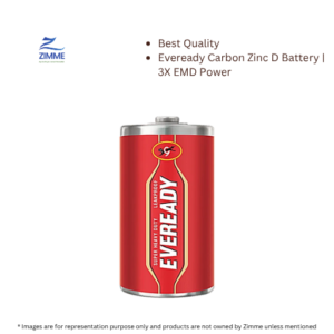 Eveready Carbon Zinc D Battery | 3X EMD Power – 1 Pc