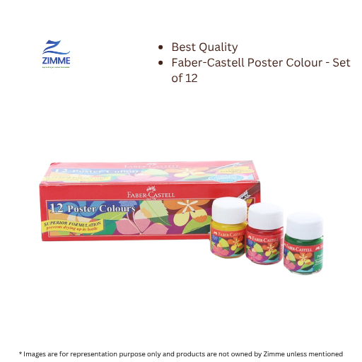 Faber-Castell Poster Colour - Set of 12