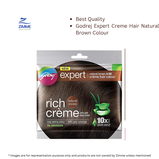 Godrej Expert Creme Hair Natural Brown Colour