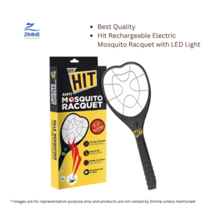 Hit Rechargeable Electric Mosquito Racquet with LED Light