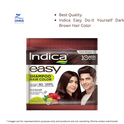 Indica Easy Do-it Yourself Dark Brown Hair Color