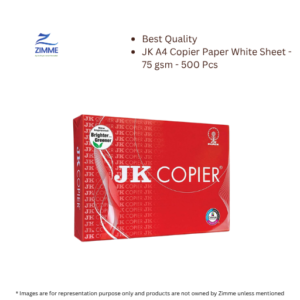 JK A4 Copier Paper White Sheet – 75 gsm – 500 Pcs