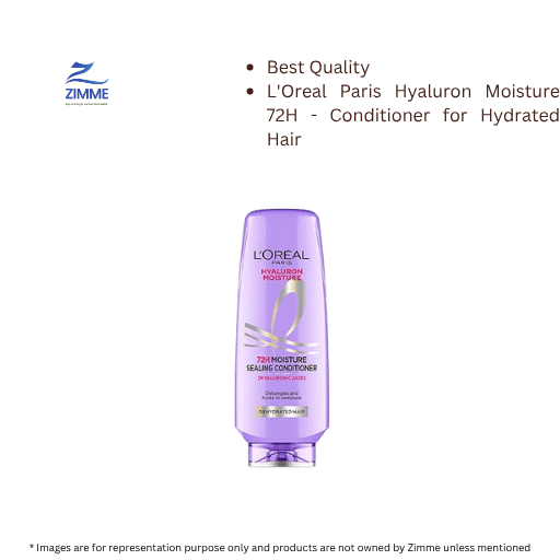 L'Oreal Paris Hyaluron Moisture 72H - Conditioner for Hydrated Hair