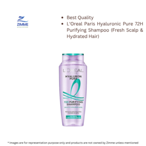 L’Oreal Paris Hyaluronic Pure 72H Purifying Shampoo (Fresh Scalp & Hydrated Hair)