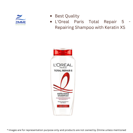 L'Oreal Paris Total Repair 5 - Repairing Shampoo with Keratin XS