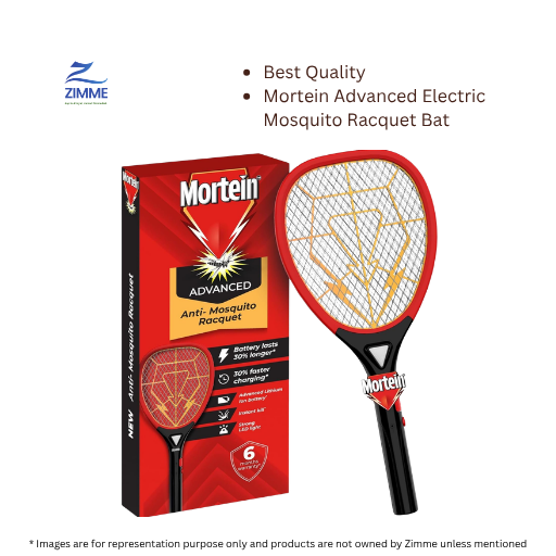 Mortein Advanced Electric Mosquito Racquet Bat