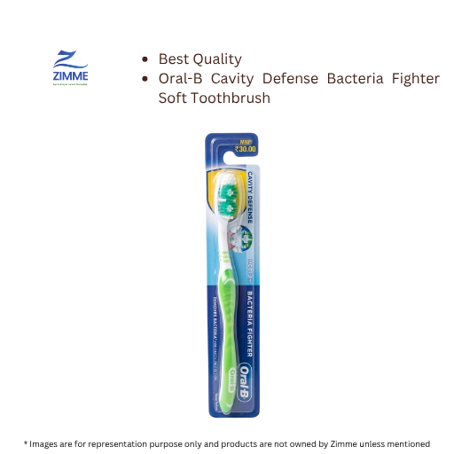 Oral-B Cavity Defense Bacteria Fighter Soft Toothbrush