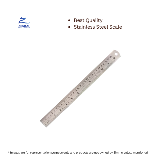 Stainless Steel Scale - 30 cm