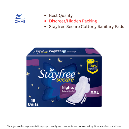 Stayfree Secure Nights Sanitary Pads - XXL - 18 Pc