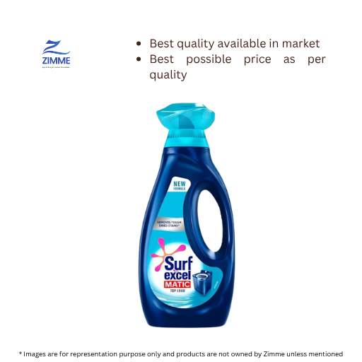 Surf Excel Matic Top Load Detergent Liquid (Bottle) - 1 L