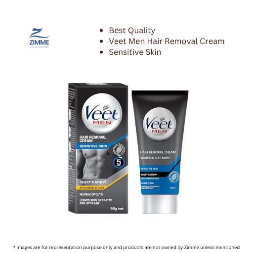 Veet Men Hair Removal Cream - Sensitive Skin - 50 g