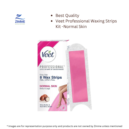 Veet Professional Waxing Strips Kit - Normal Skin