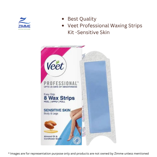 Veet Professional Waxing Strips Kit -Sensitive Skin