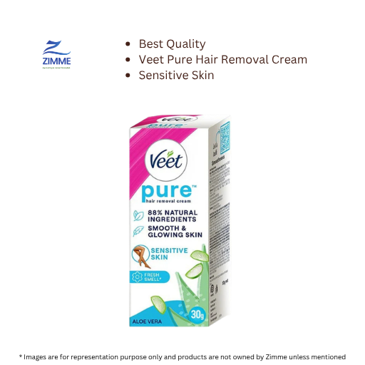 Veet Pure Hair Removal Cream Sensitive Skin - 30 g