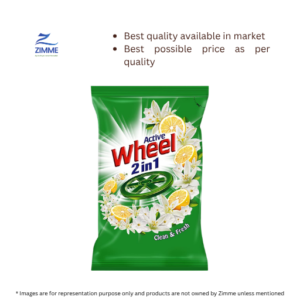 Wheel Green Lemon & Jasmine Detergent Powder – 1 Kg