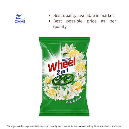 Wheel Green Lemon & Jasmine Detergent Powder - 1 Kg