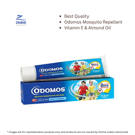 Odomos Mosquito Repellant (Vitamin E & Almond Oil) - 50 g