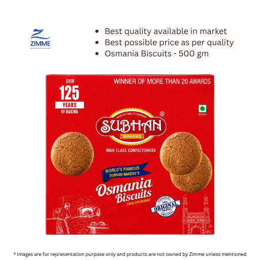 Osmania Biscuits - Subhan Bakery