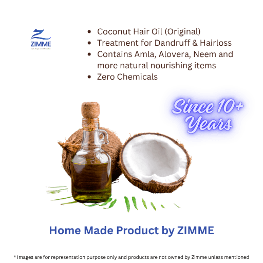 ZIMME - Pure Coconut Hair Oil