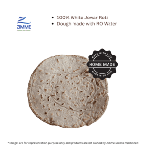 100% White Jowar Roti – 2 Pc