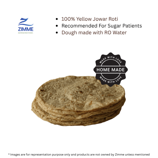 100% Yellow Jowar Roti - 2 Pc
