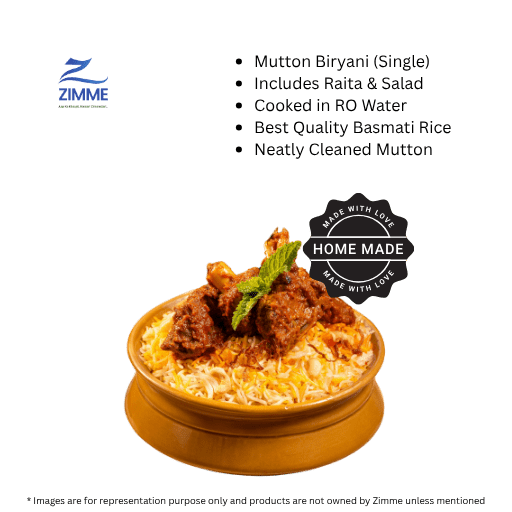 Hyderabadi Mutton Dum Biryani (Home Made)
